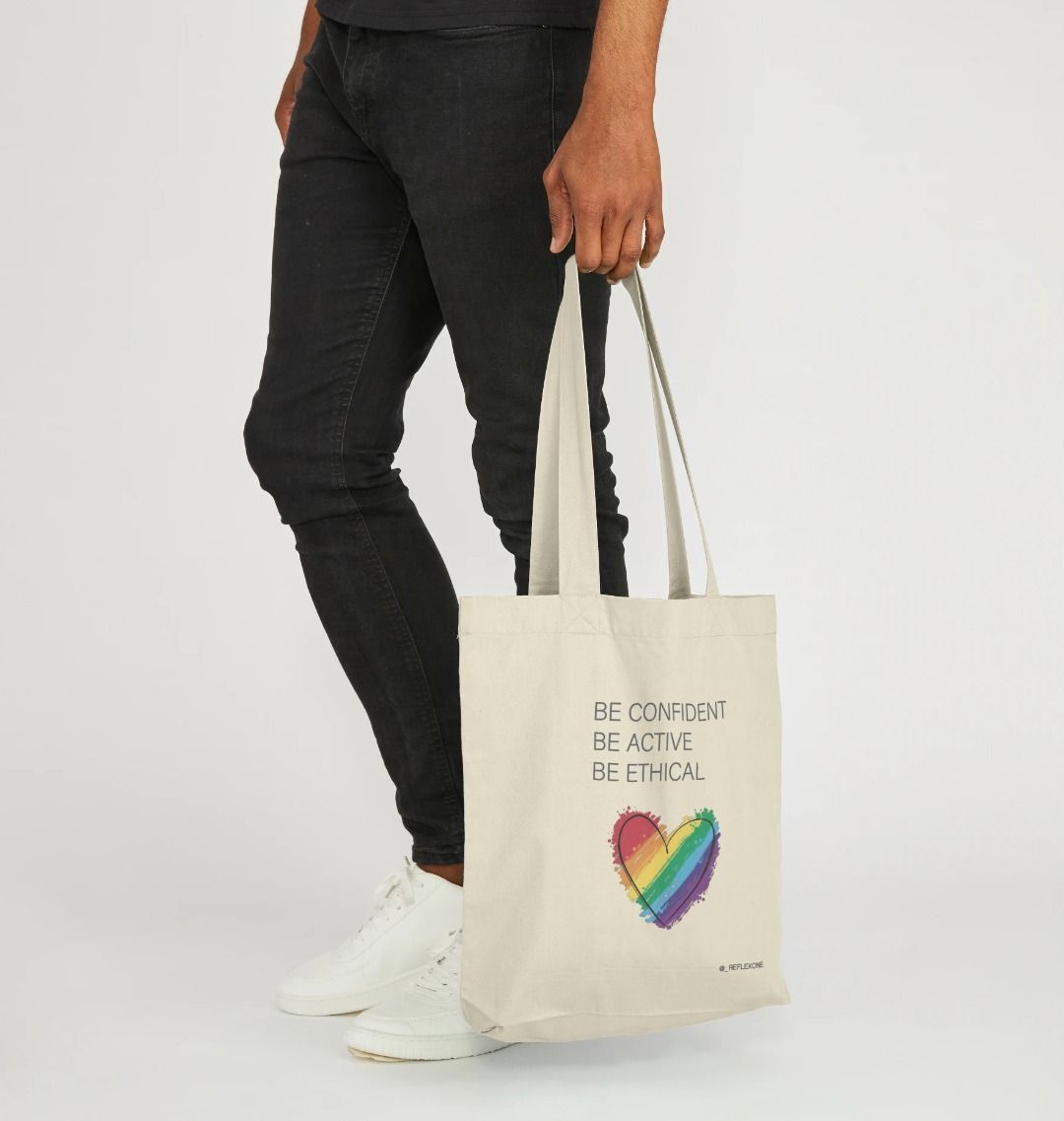 Tote bag - be confident, be active, be ethical