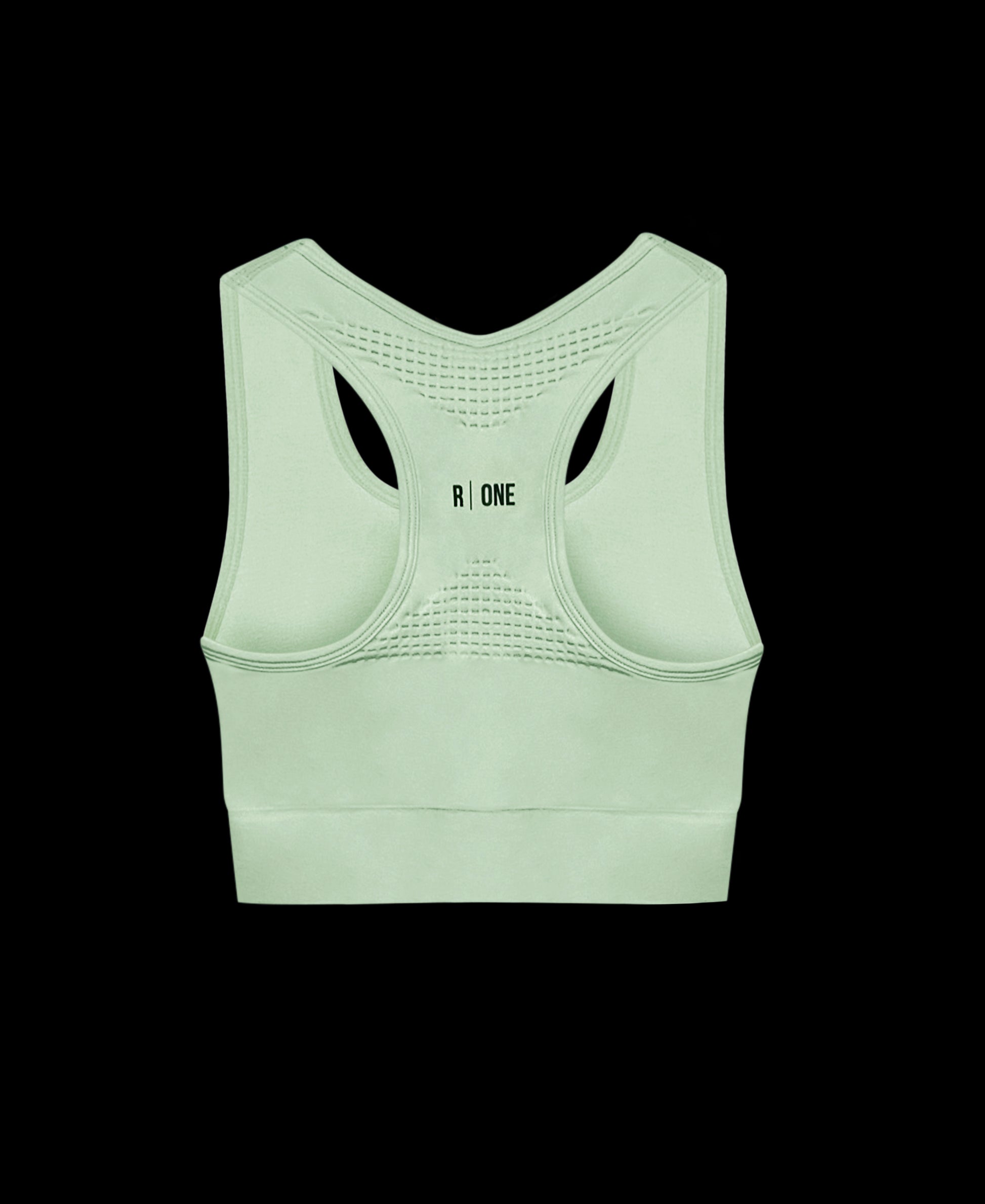 green sports bra
